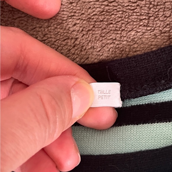 T Alexander Wang striped long sleeve crop top size Small - Picture 8 of 13